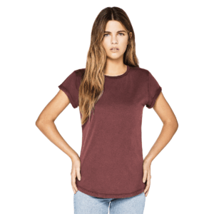 Organic Women's Rolled Sleeve T-shirt