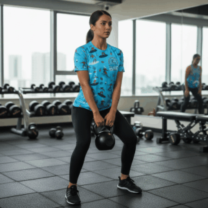 Bahia fullprint t-shirt dame