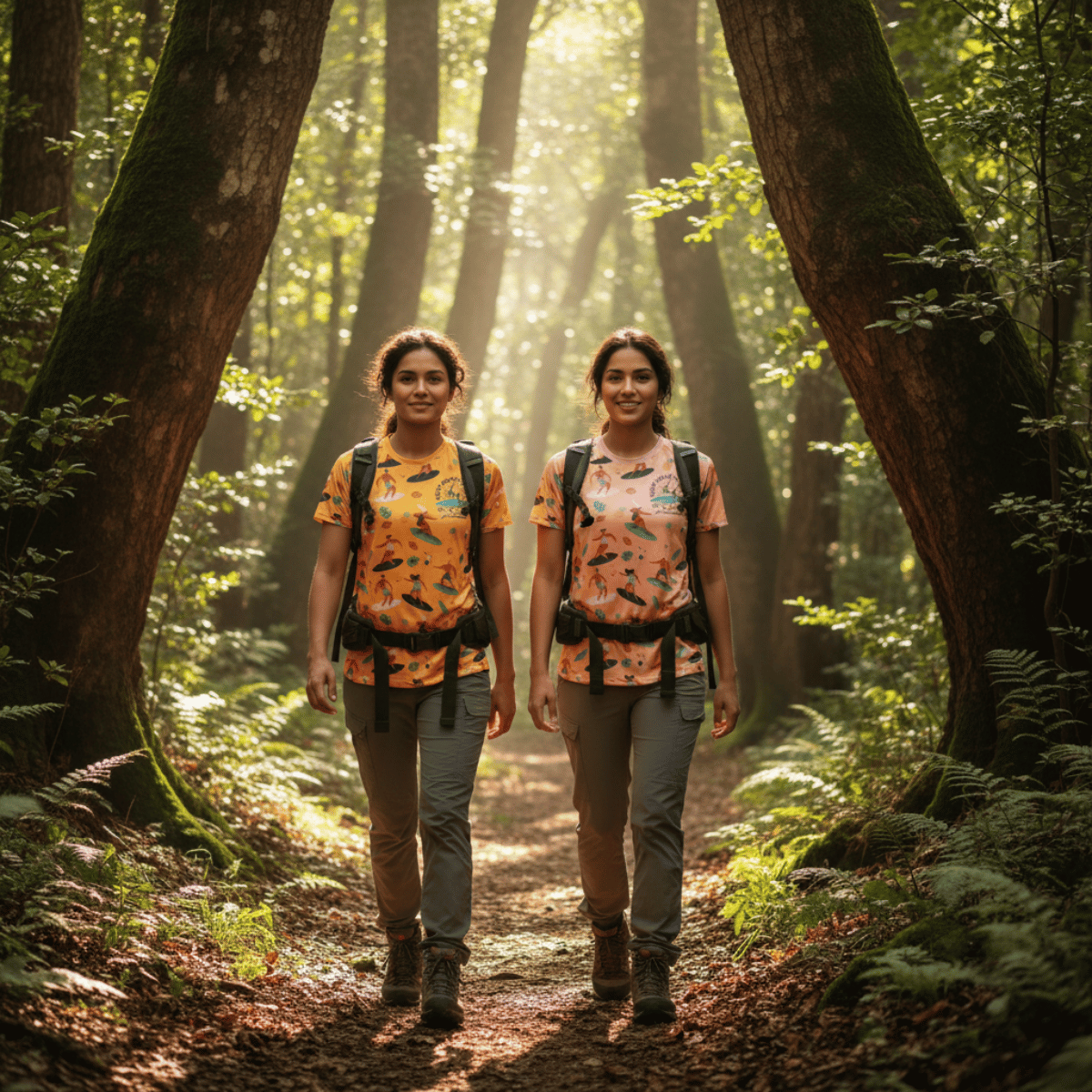 Bahia fullprint t-shirt dame - Bilde 2