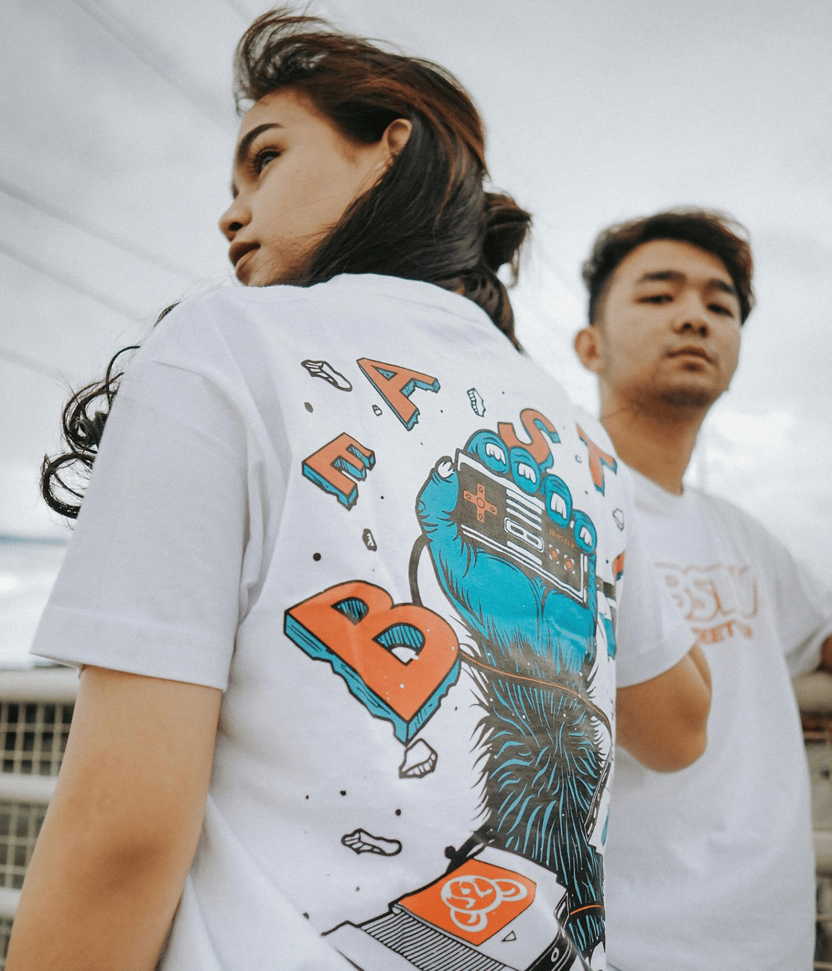 T-skjorte trykt med DTF transfermerke