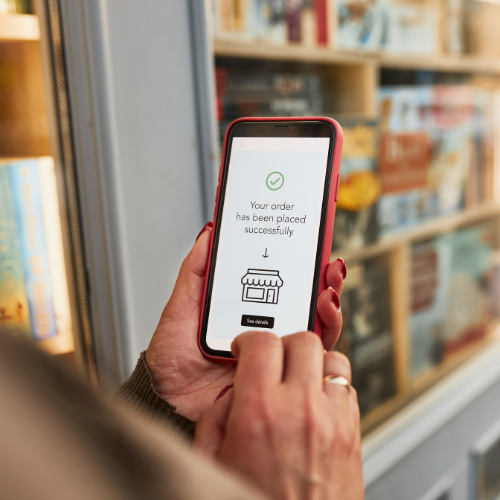 Illustrasjon online bestilling av profiltøy